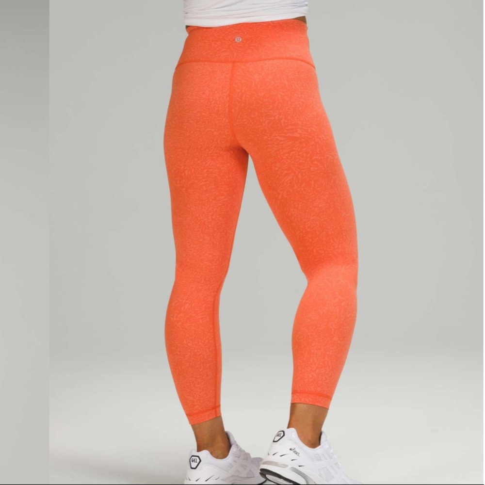 lululemon athletica Orange High-Rise Leggings